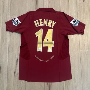Arsenal Henry Retro Jersey 2005/06 Red